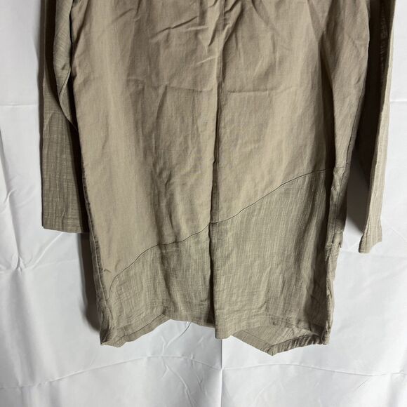 SOFT SURROUNDINGS Linen Cotton Button Up Top Women's Sz XS Resort Boho - Picture 12 of 13